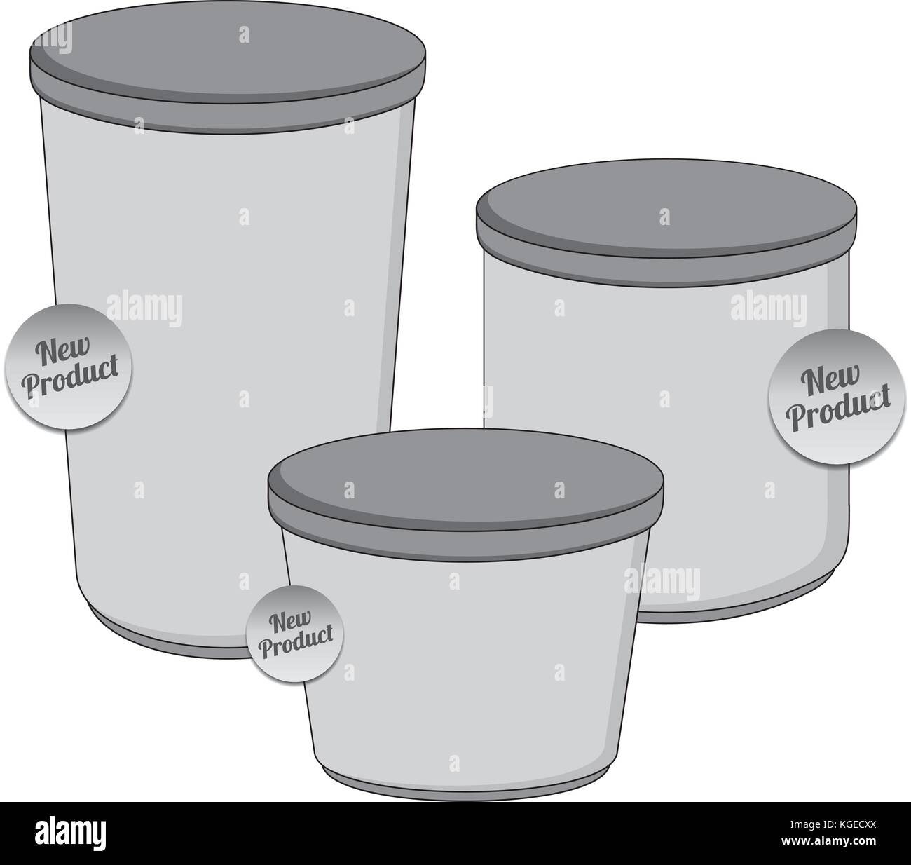 L'industrie produit emballage vector graphic art design illustration Illustration de Vecteur