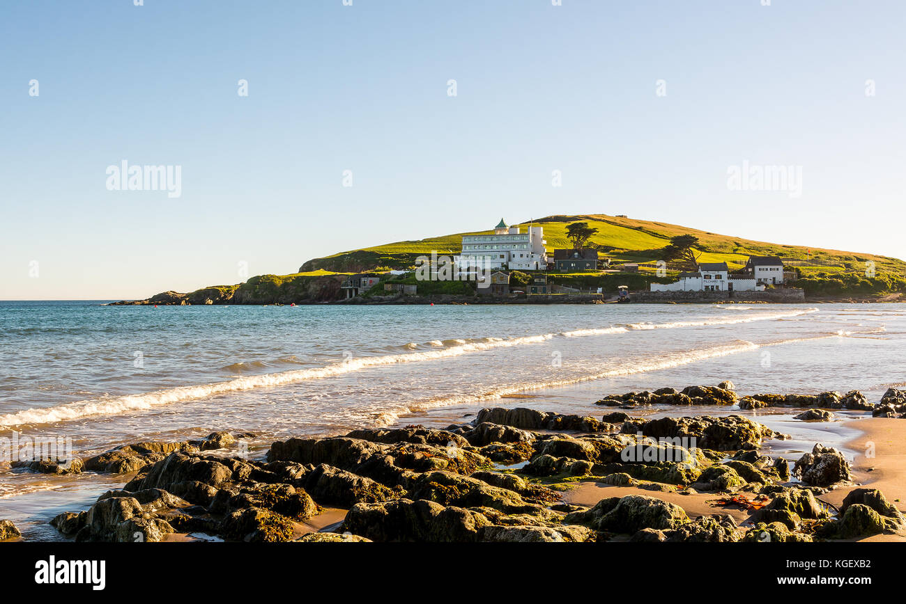 Ile de Burgh, Bigbury-On-mer. Banque D'Images