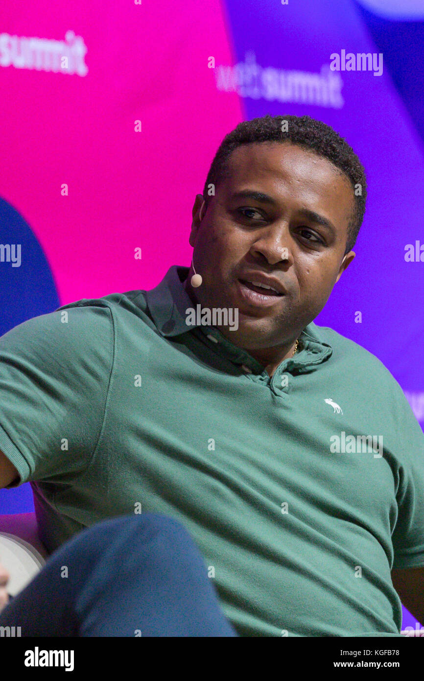 Lisbonne, Portugal. 07Th nov, 2017. L'UEFA, l'ambassadeur Jorge Andrade au sommet web 2017, à Lisbonne, Portugal crédit : Alexandre de Sousa/Alamy live news Banque D'Images