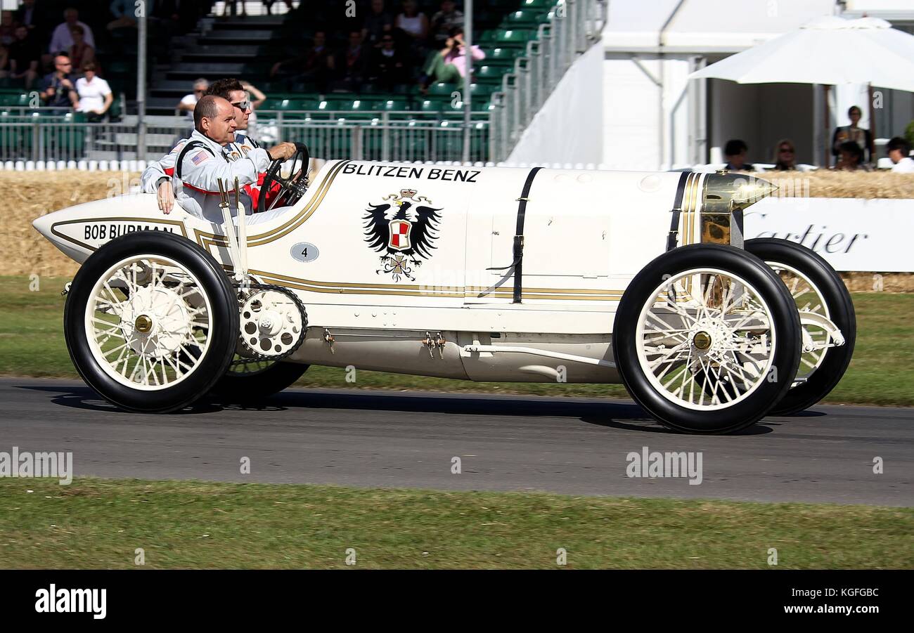 1909 blitzen banz à Goodwood festival of speed 2015 Banque D'Images