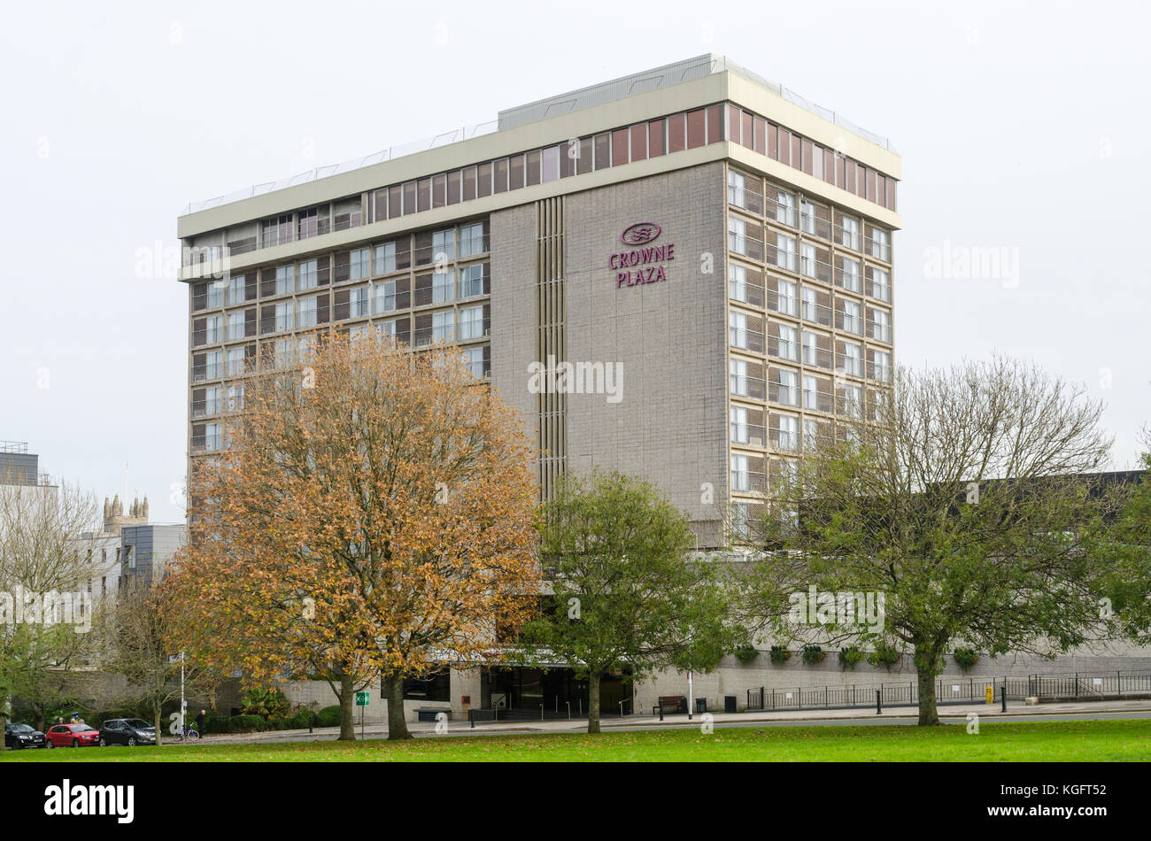 Crowne Plaza Hotel à Armada Way, Plymouth, UK Banque D'Images