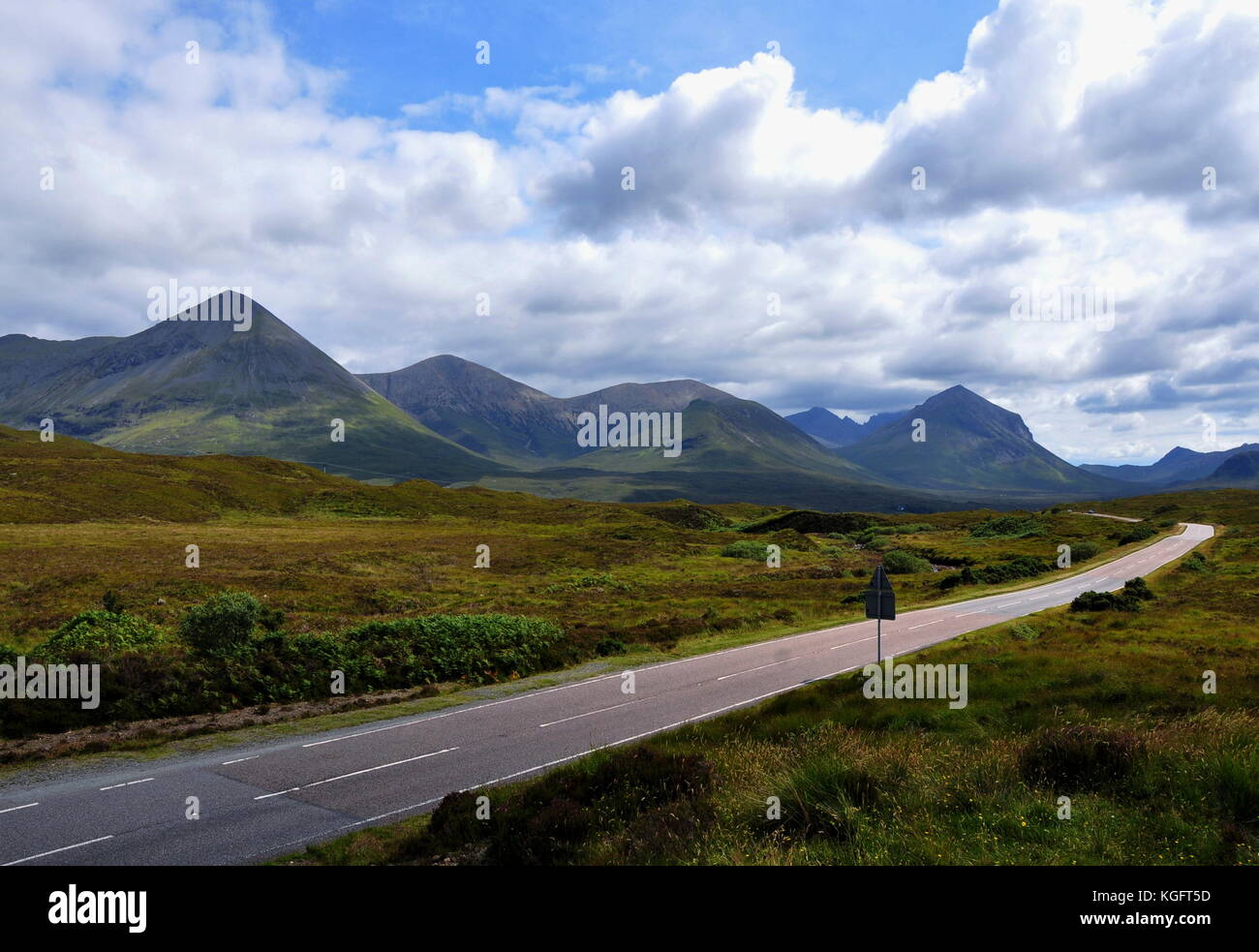 Route des paysages à l'île de Skye ecosse paysage Banque D'Images