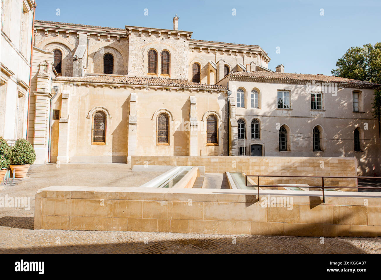 La ville de Nîmes dans le sud de la france Banque D'Images