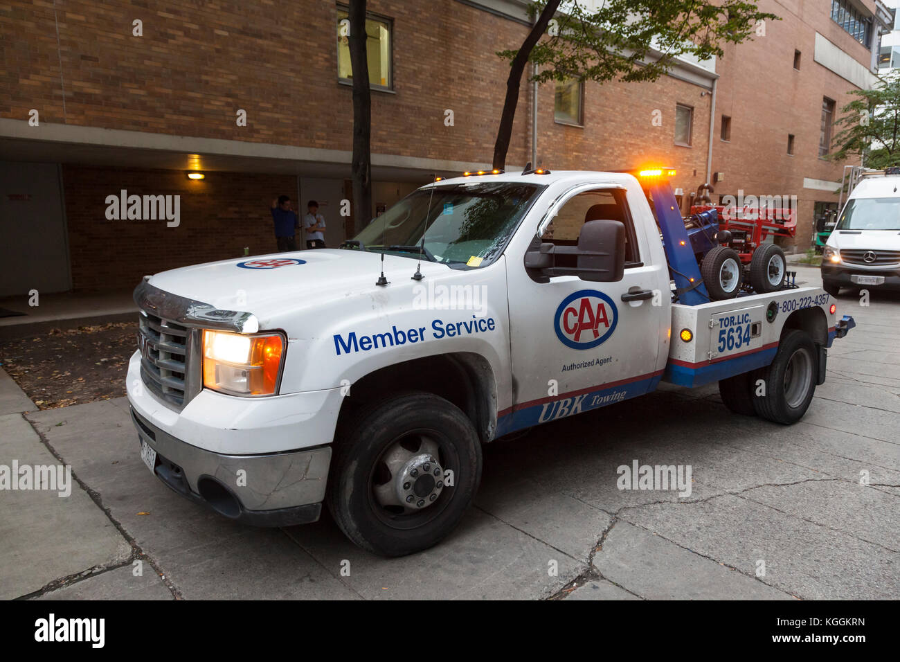 Toronto, Canada - oct 11, 2017 : l'assistance routière de la caa du centre-ville de camion de service à Toronto. province de l'Ontario, canada Banque D'Images