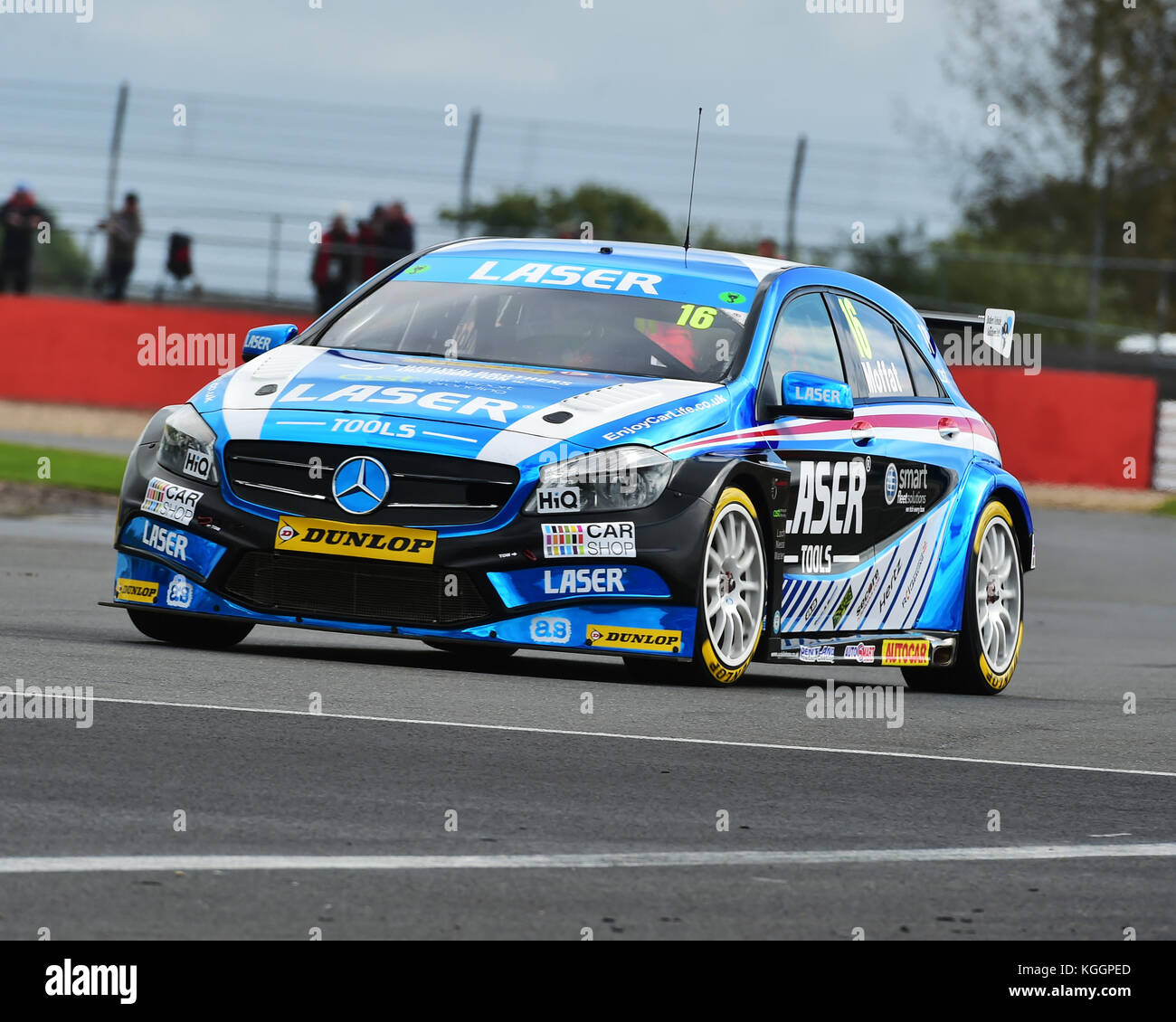 Aiden Moffat, Mercedes Benz A-Class, BTCC, Championnat BTCC Silverstone, dimanche, 17 Septembre, 2017, Christian Jacq, British Touring Car Championship, B Banque D'Images