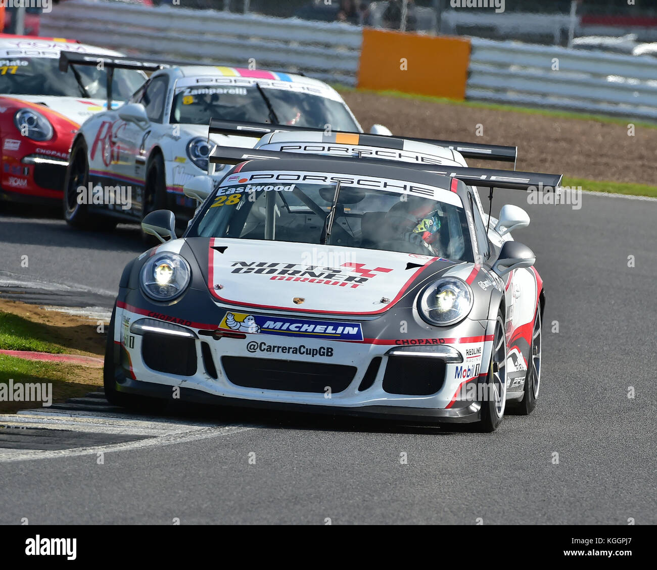 Charlie Eastwood, Porsche 911 GT3, Porsche Carrera Cup France 2017, Silverstone BTCC, dimanche, 17 Septembre, 2017, British Touring, Autosport Banque D'Images