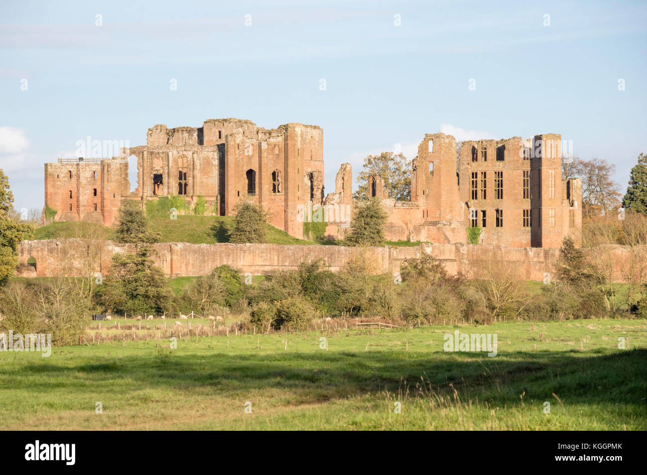 Le château de Kenilworth Kenilworth, Warwickshire, England, UK Banque D'Images