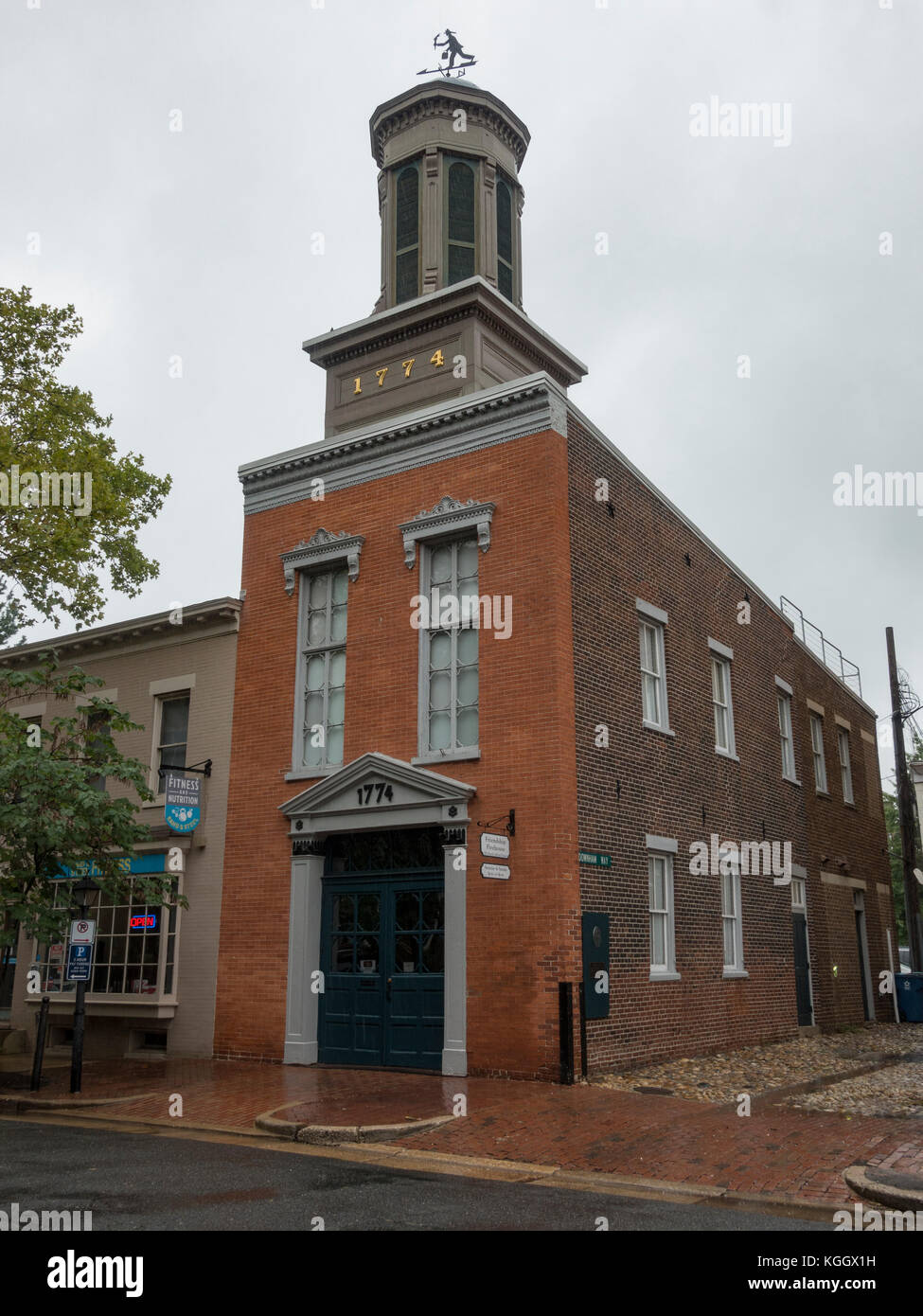 L'Amitié Firehouse Museum in Alexandria, Virginia, United States. Banque D'Images