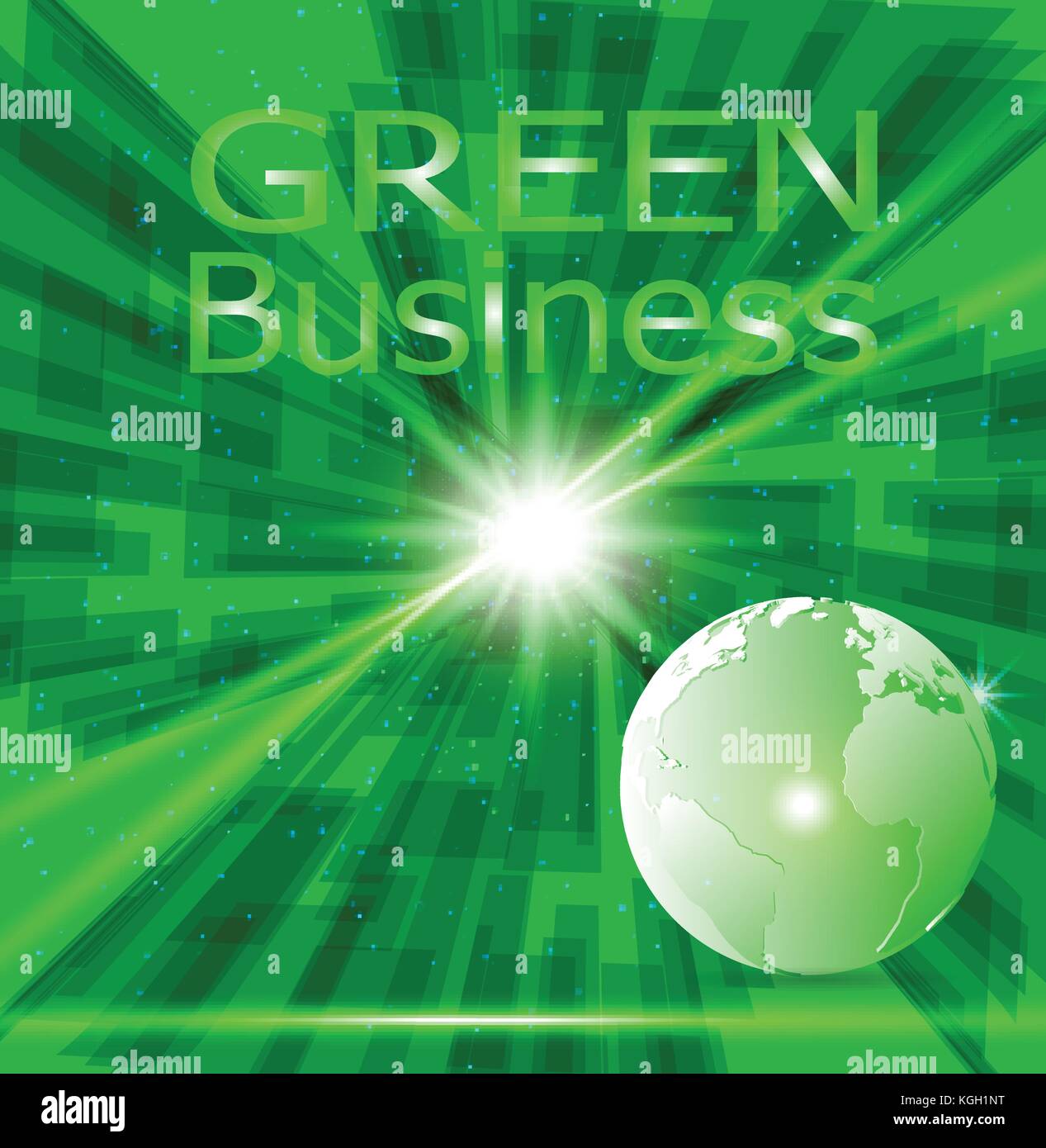 Green Business background vector. Il peut être appliqué pour les types de médias présentation comme toile de fond,,illustration,affiche ancienne, l'impression ou d'autres Illustration de Vecteur