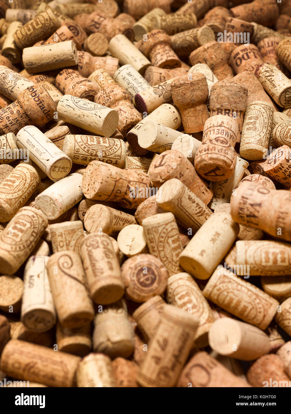 Lit de bouchons Banque D'Images