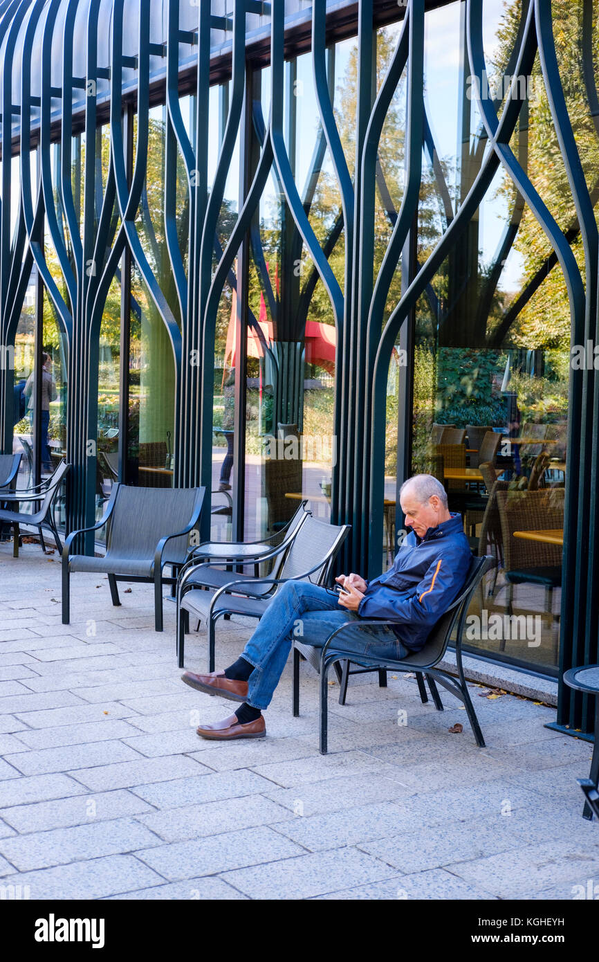 La Maison du Café à la National Gallery of Art Sculpture Garden à Washington DC, États-Unis d'Amérique, USA Banque D'Images
