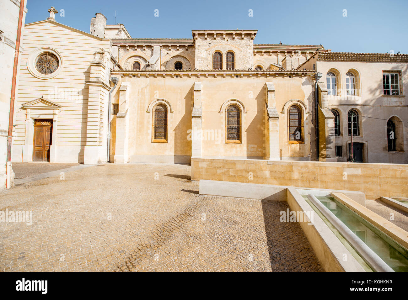 La ville de Nîmes dans le sud de la france Banque D'Images