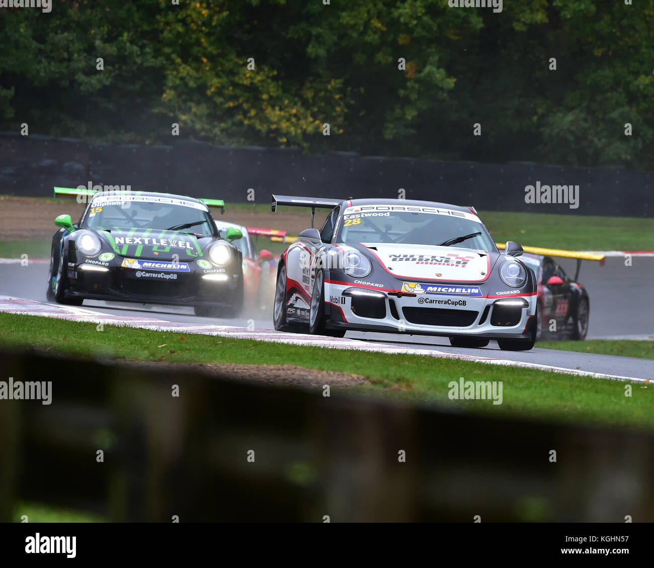 Charlie Eastwood, Porsche 911 GT3, Porsche Carrera Cup France 2017, BTCC Brands Hatch, Dimanche, 1er octobre 2017, Christian Jacq, British Touring Ca Banque D'Images