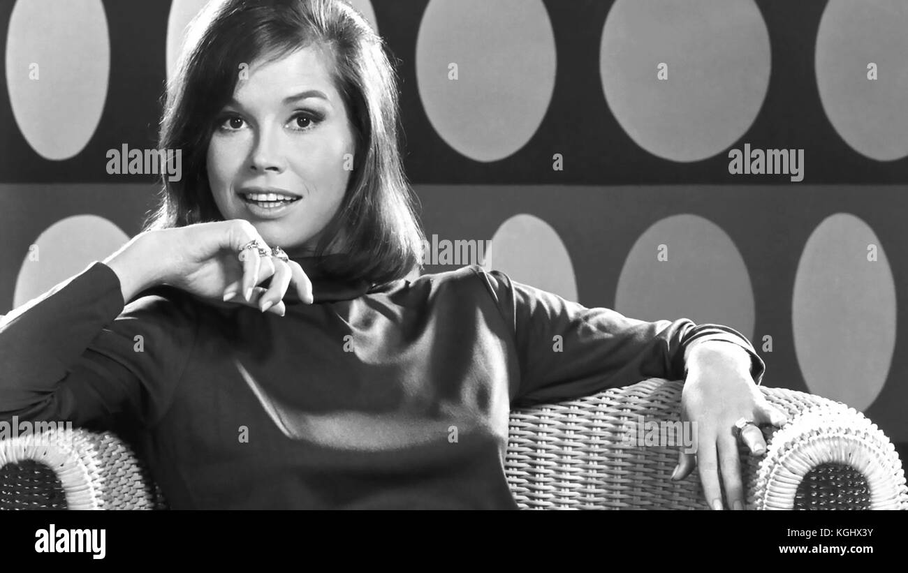 MARY TYLER MOORE MONTRE CBD TV SITCOM 1970-1977 Banque D'Images