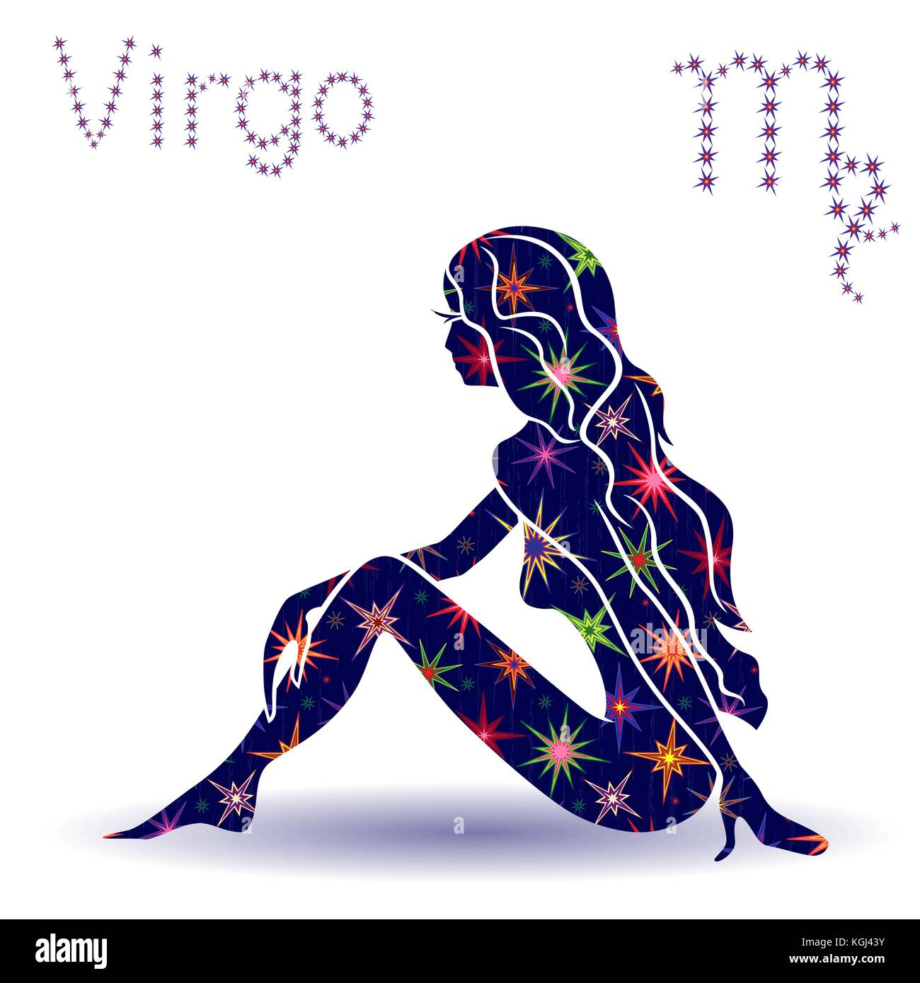 Vierge Signe Astrologique Dessin