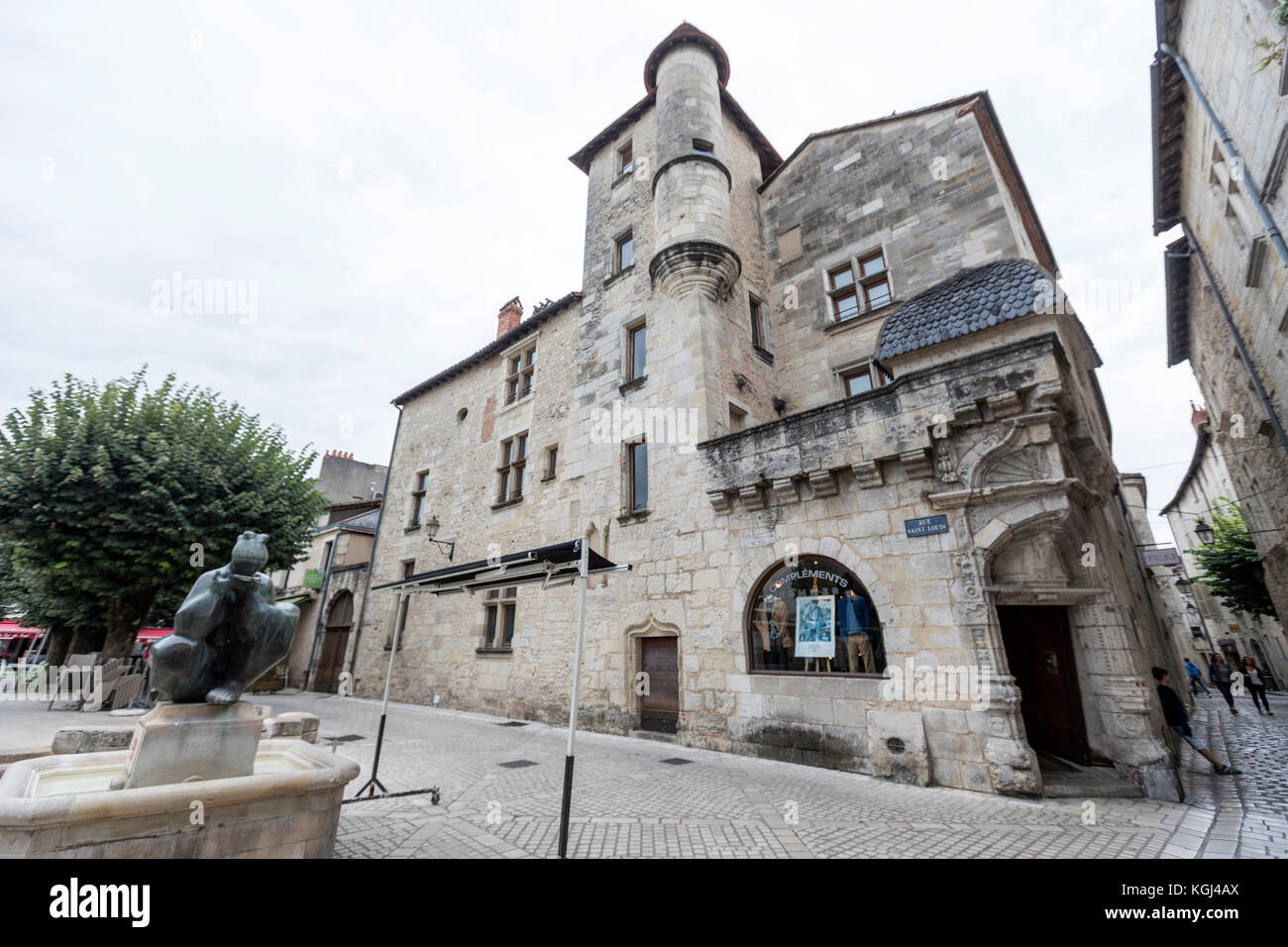 Maison Medievale En Perigueux Dordogne A Nouvelle Aquitaine France Photo Stock Alamy