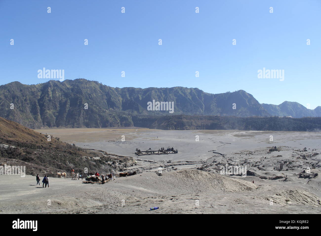 Le Mont Bromo parc national, l'Est de Java, Indonésie Banque D'Images
