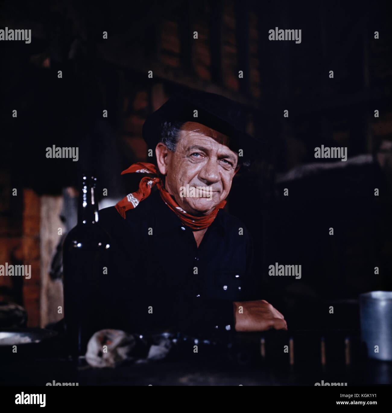 Exploitation d'Cowboy (1966) , Sid James Banque D'Images