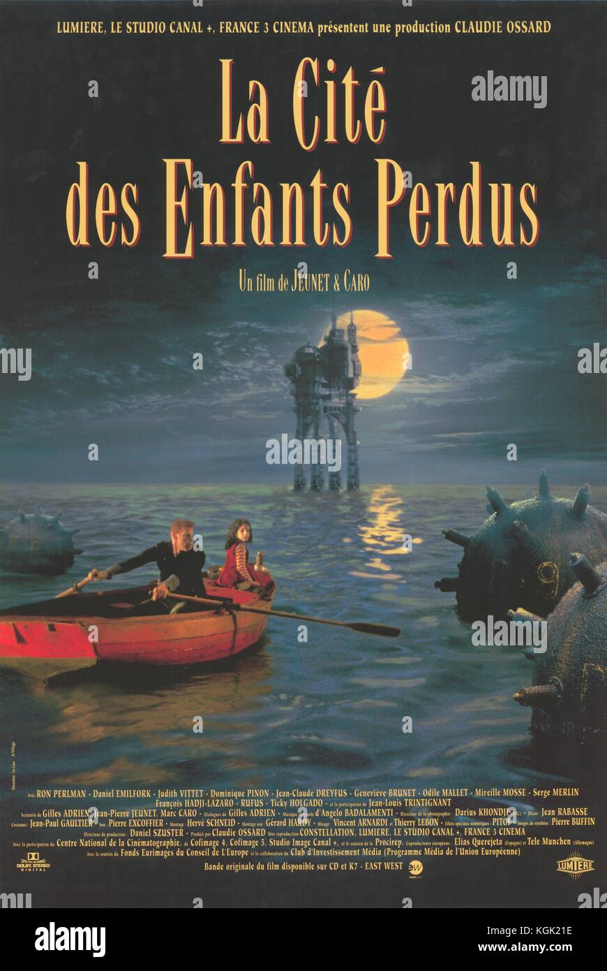 Affiche Originale De Film "La Cité Des Enfants Perdus" - Format Jeune/Voiture - Vintage Français