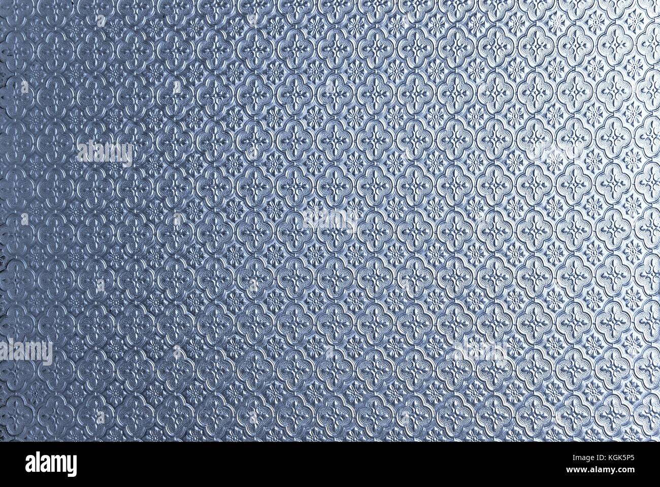 Motif floral de verre comme texture background Banque D'Images