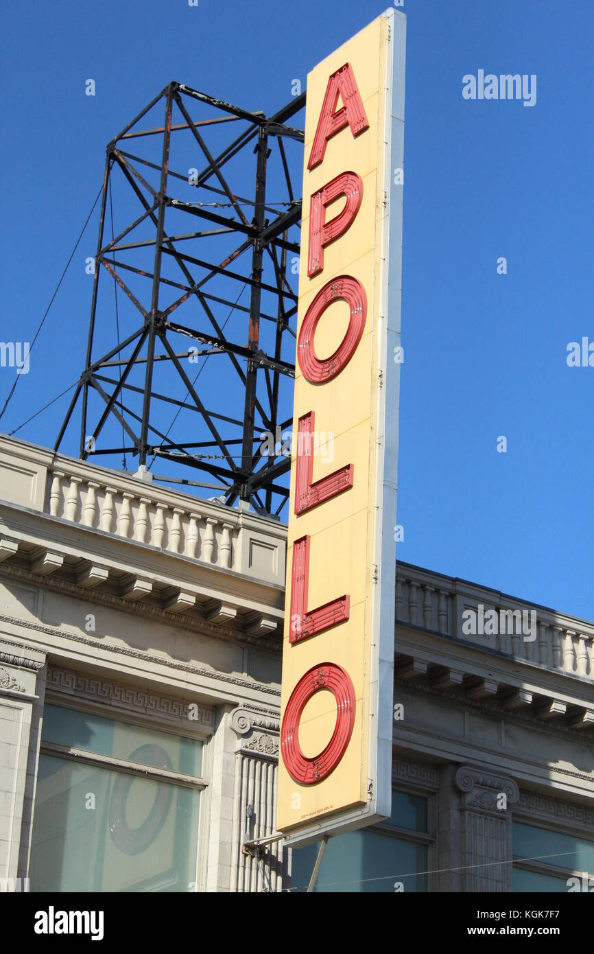 Célèbre Apollo Theatre Banque D'Images