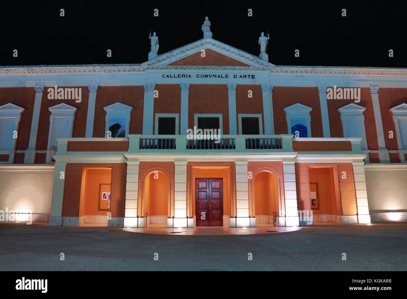 Galleria comunale d'arte, municipal art gallery, à Cagliari, Sardaigne, Italie Banque D'Images