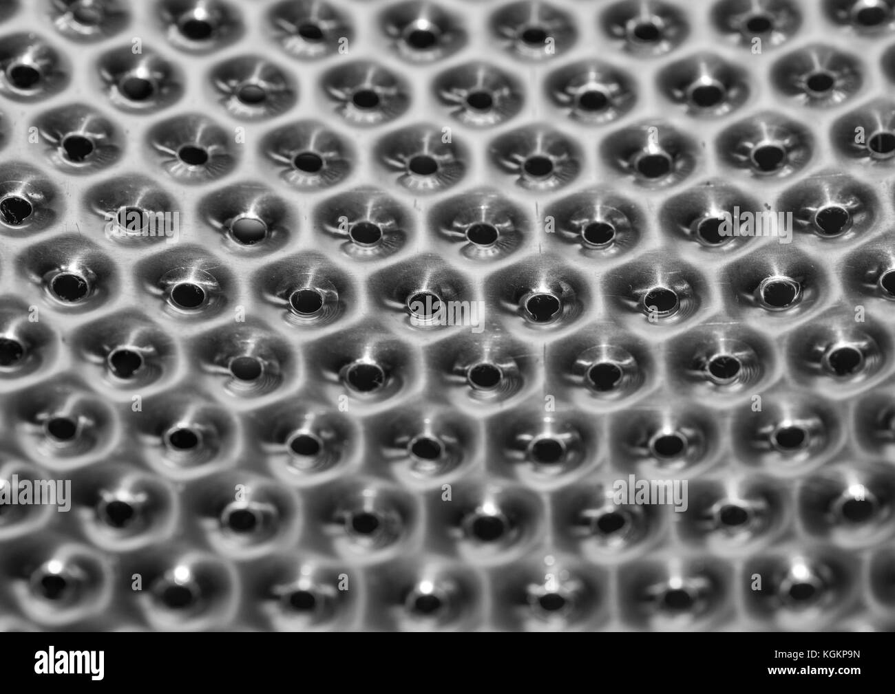 Un résumé de la tendance macro shot à l'intérieur d'un tambour de machine à laver. Banque D'Images