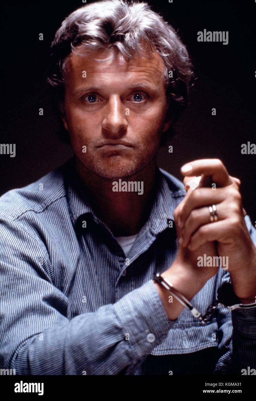 L'Hitcher (1986) Rutger Hauer Date : 1986 Banque D'Images