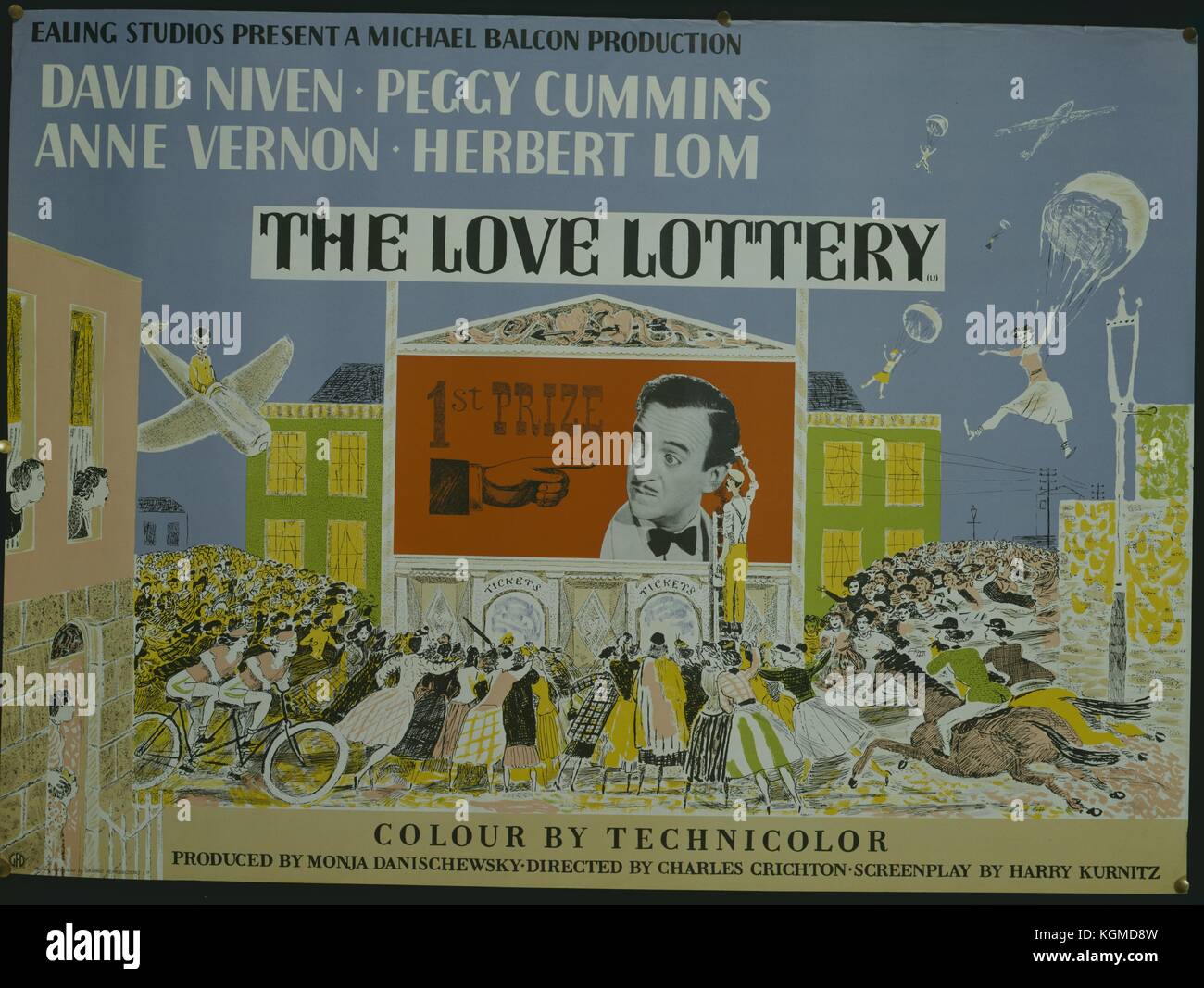 L'Amour Loterie (1954) affiche de film Banque D'Images