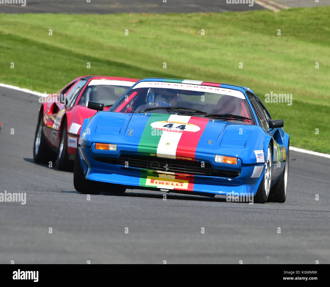 Christopher compton Goddard, ferrari 308, ferrari challenge pirelli formule, festival italia, brands hatch, août 13th, 2017, Christian Jacq, voitures, continue Banque D'Images