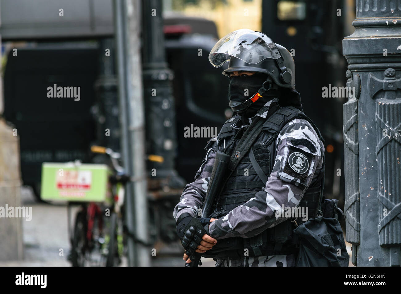 Rio de Janeiro, Brésil. Le 8 novembre 2017. Ce mercredi 8 novembre, à Rio de Janeiro. Crédit : C.H. Gardiner/Pacific Press/Alay Live News Banque D'Images