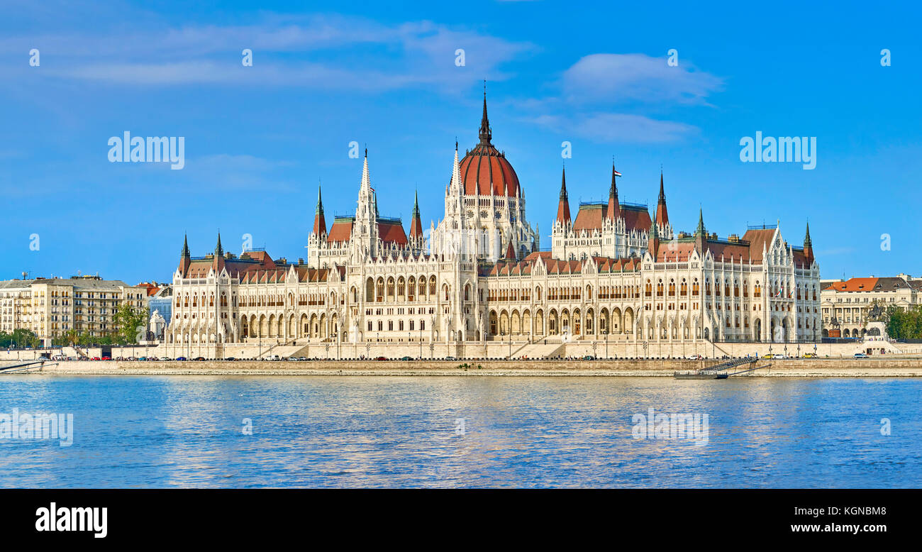 Bâtiment du Parlement hongrois, Budapest, Hongrie Banque D'Images