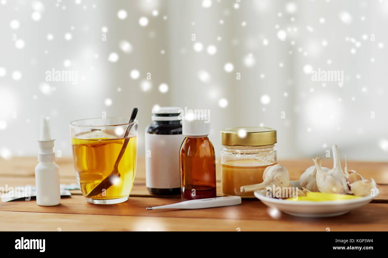 La médecine traditionnelle et les drogues Banque D'Images