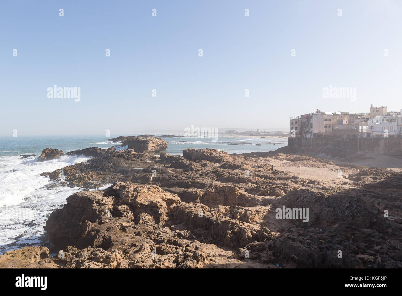 Essaouira, la ville éolienne - Maroc Banque D'Images