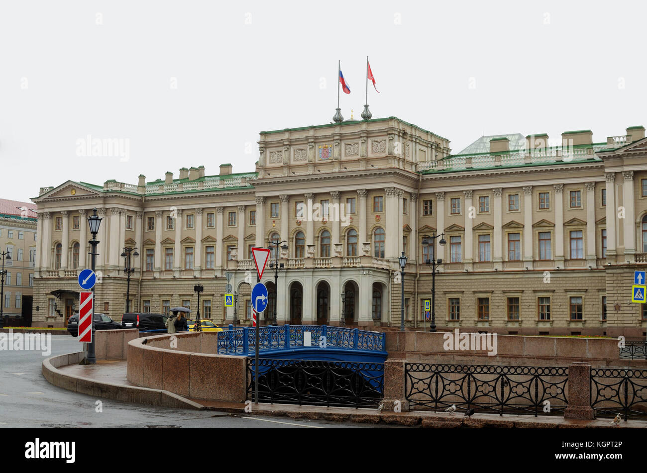 12.06.2016.Russie.saint-petersburg.palais Mariinsky - le siège de la ville le parlement - l'assemblée législative de st. petersburg. Banque D'Images