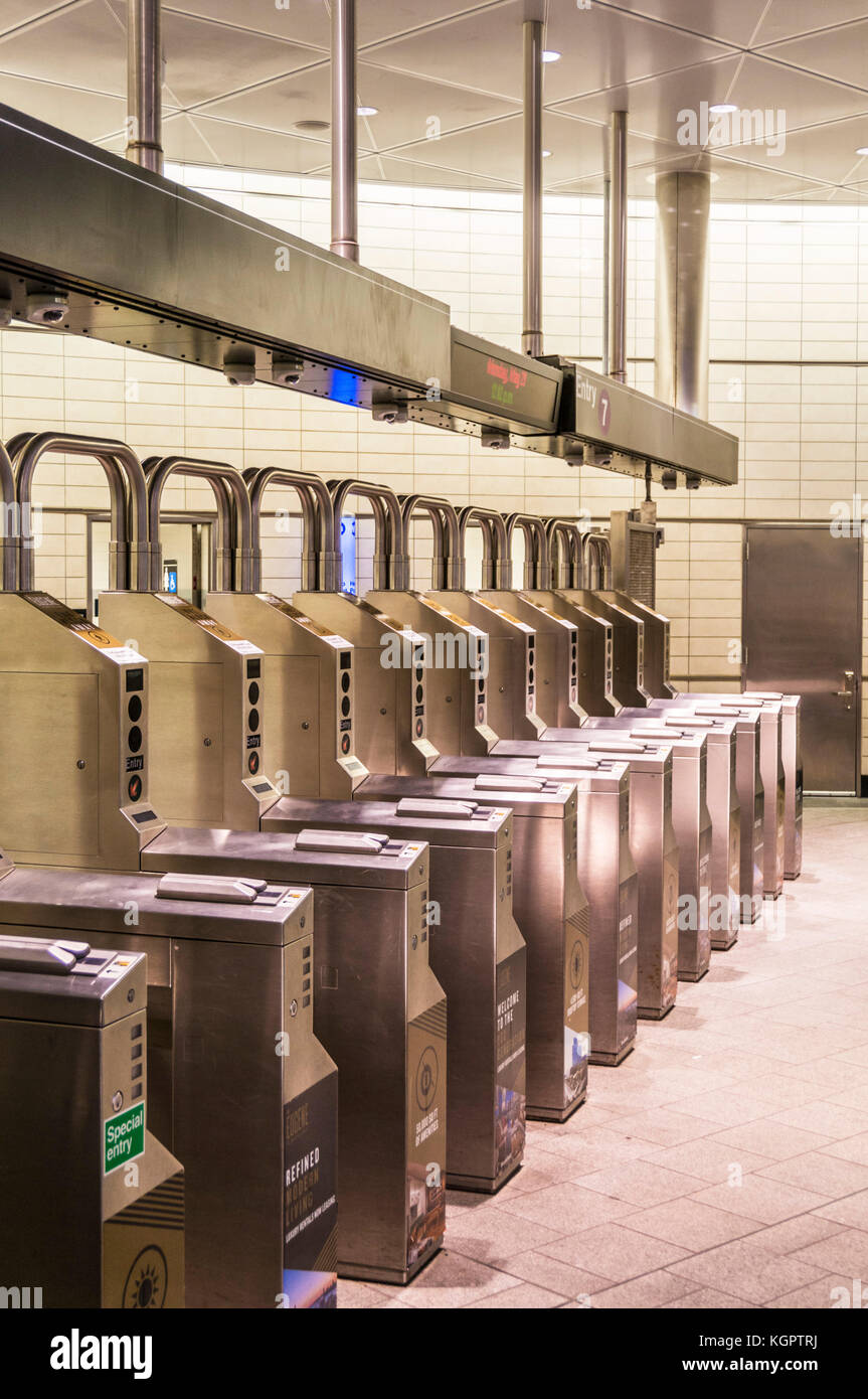 Métro de new york New york usa new york tourniquets métro Métro de new york new york usa Banque D'Images