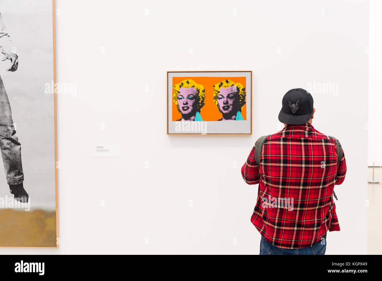 LOS ANGELES, CA - le 5 février 2017 : Andy Warhol au Broad Museum, un musée d'art contemporain situé dans le centre-ville de Los Angeles, le 5 février 2017. Banque D'Images