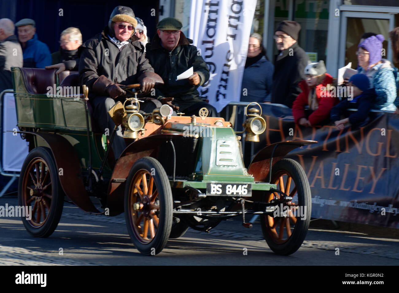121e assemblée annuelle Londres à Brighton Veteran Car Run - 1902 - Renault - BS8446 Banque D'Images