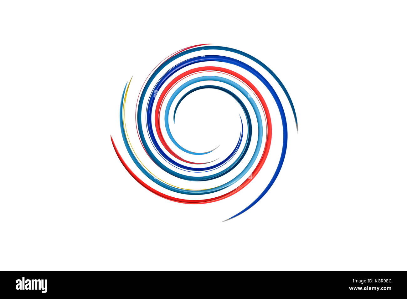 Fond arc-en-ciel en spirale Banque D'Images