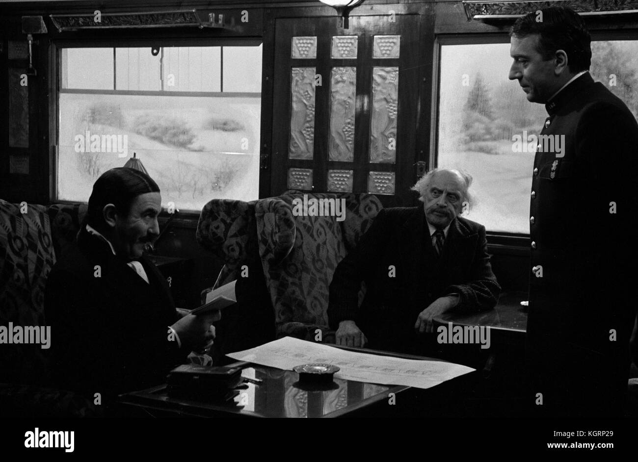 Le meurtre de l'Orient Express (1974) , Albert Finney Date : 1974 Banque D'Images