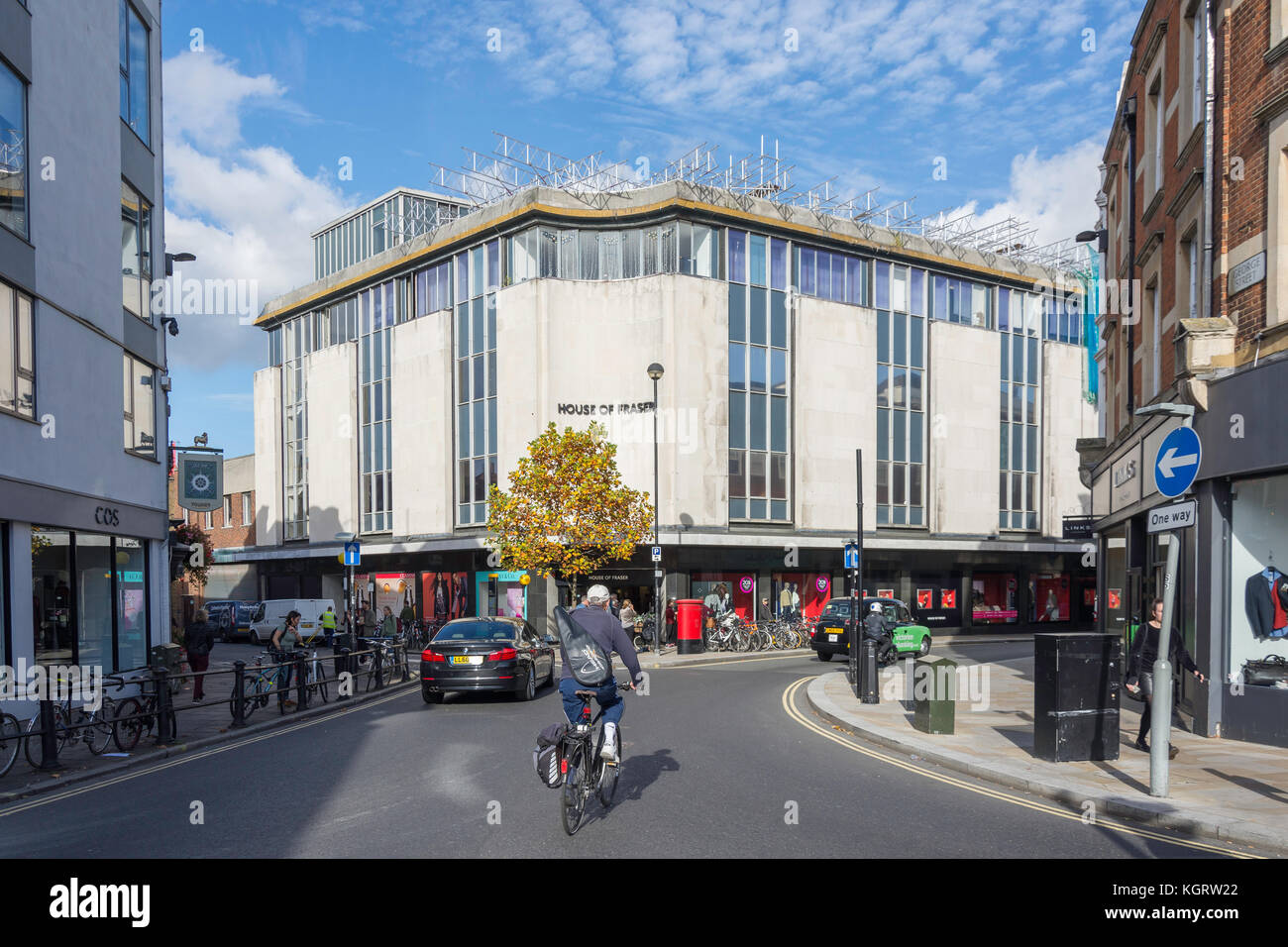 House of Fraser department store, George Street, Richmond, London Borough of Richmond upon Thames, Grand Londres, Angleterre, Royaume-Uni Banque D'Images