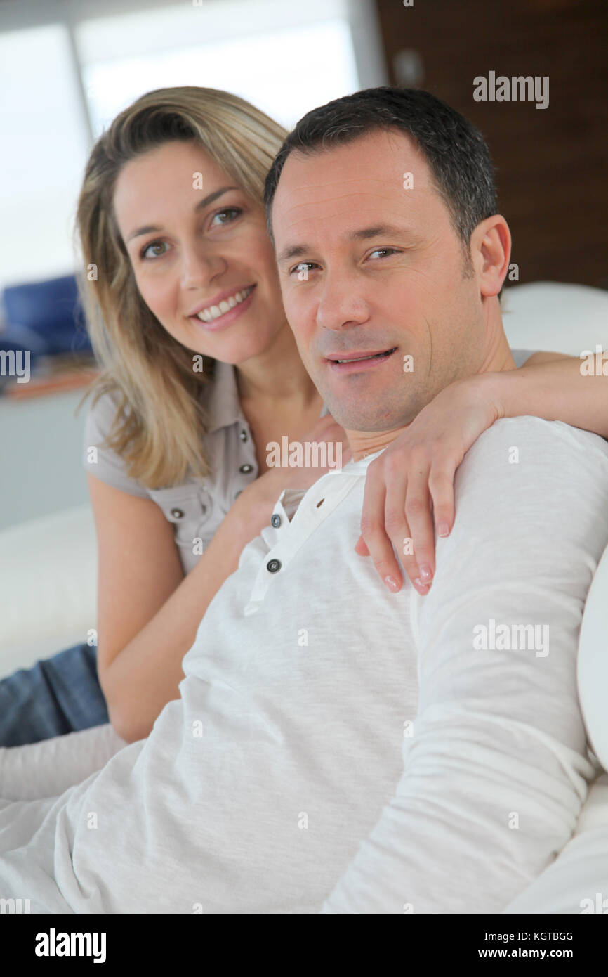 Portrait d'êtres en couple Banque D'Images