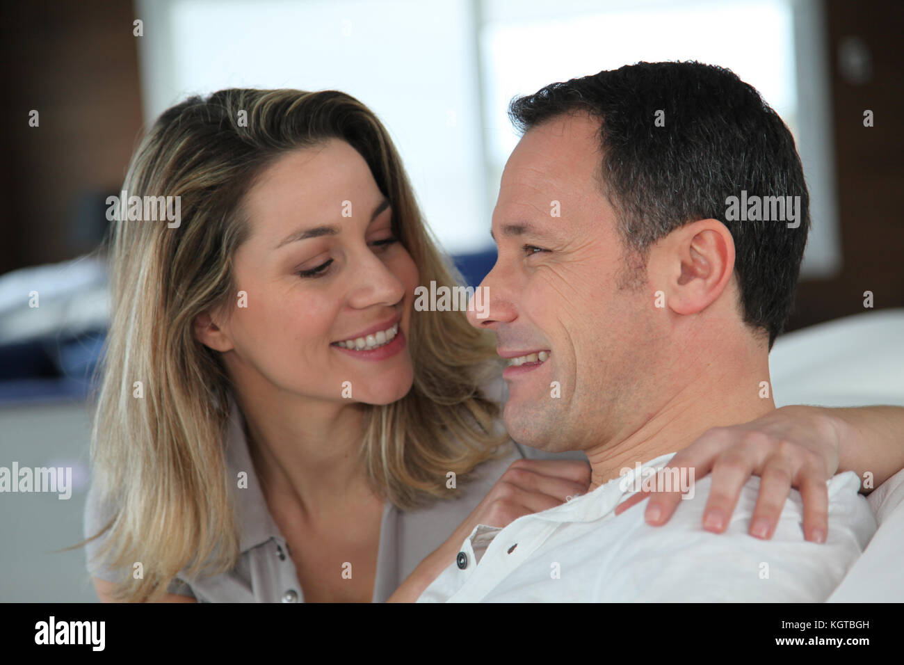 Portrait d'êtres en couple Banque D'Images