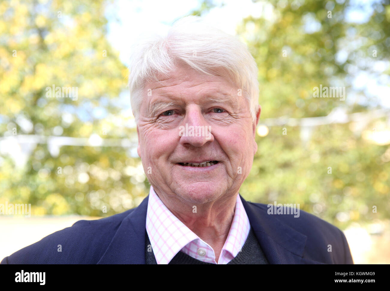 Stanley Johnson assiste au quatrième jour du Cheltenham Literature Festival. Avec la participation des artistes : Stanley Johnson où : Cheltenham, Royaume-Uni quand : 08 Oct 2017 crédit : WENN Banque D'Images