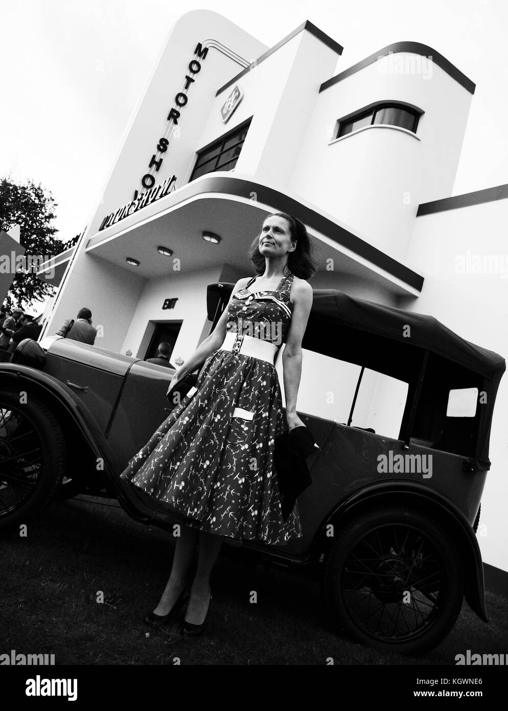 Goodwood Raceway Festival of Speed à Sussex Royaume-Uni 2012. Le Goodwood Festival of Speed est une ascension annuelle de colline avec des véhicules de course à moteur historiques dans le parc de Goodwood House, West Sussex, Angleterre. Banque D'Images