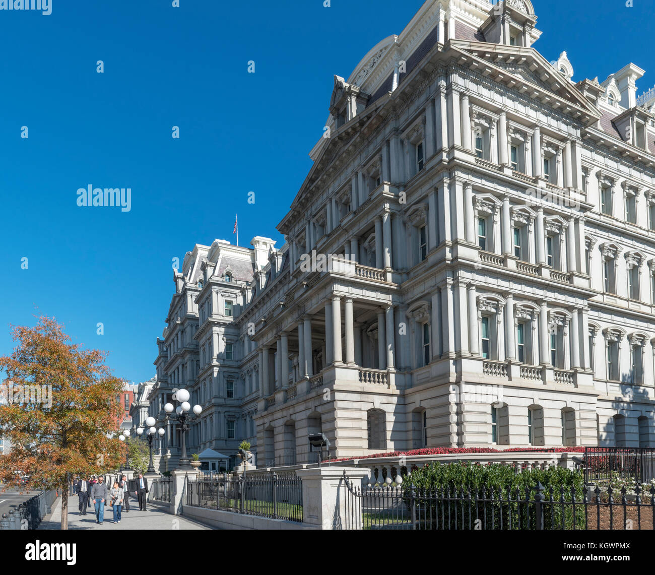 Eisenhower Executive Office Building, 17th Street NW, Washington DC, USA Banque D'Images
