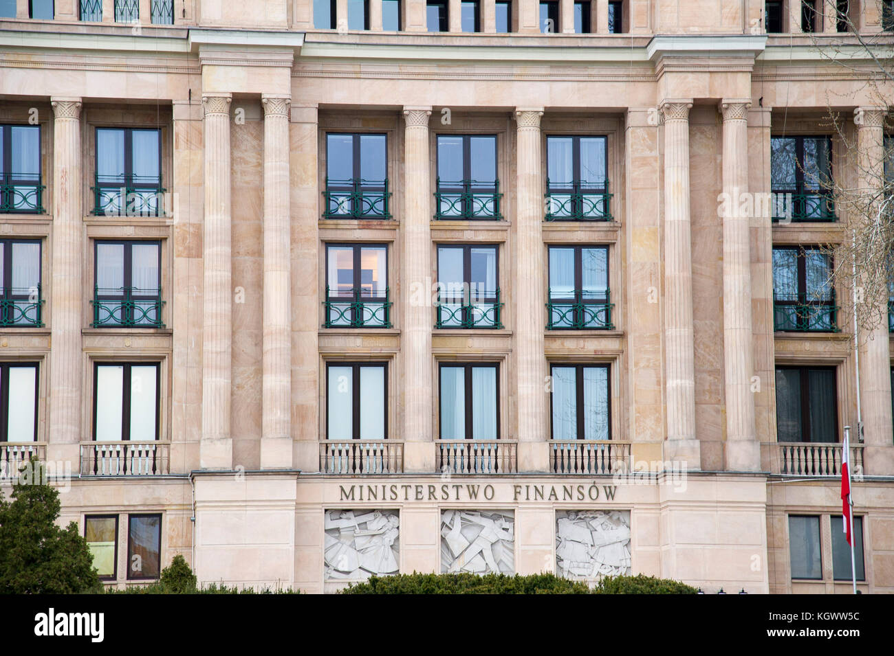 Ministère des Finances (Ministerstwo Finansow) à Varsovie, Pologne. 22 Mars 2017 © Wojciech Strozyk / Alamy Stock Photo Banque D'Images