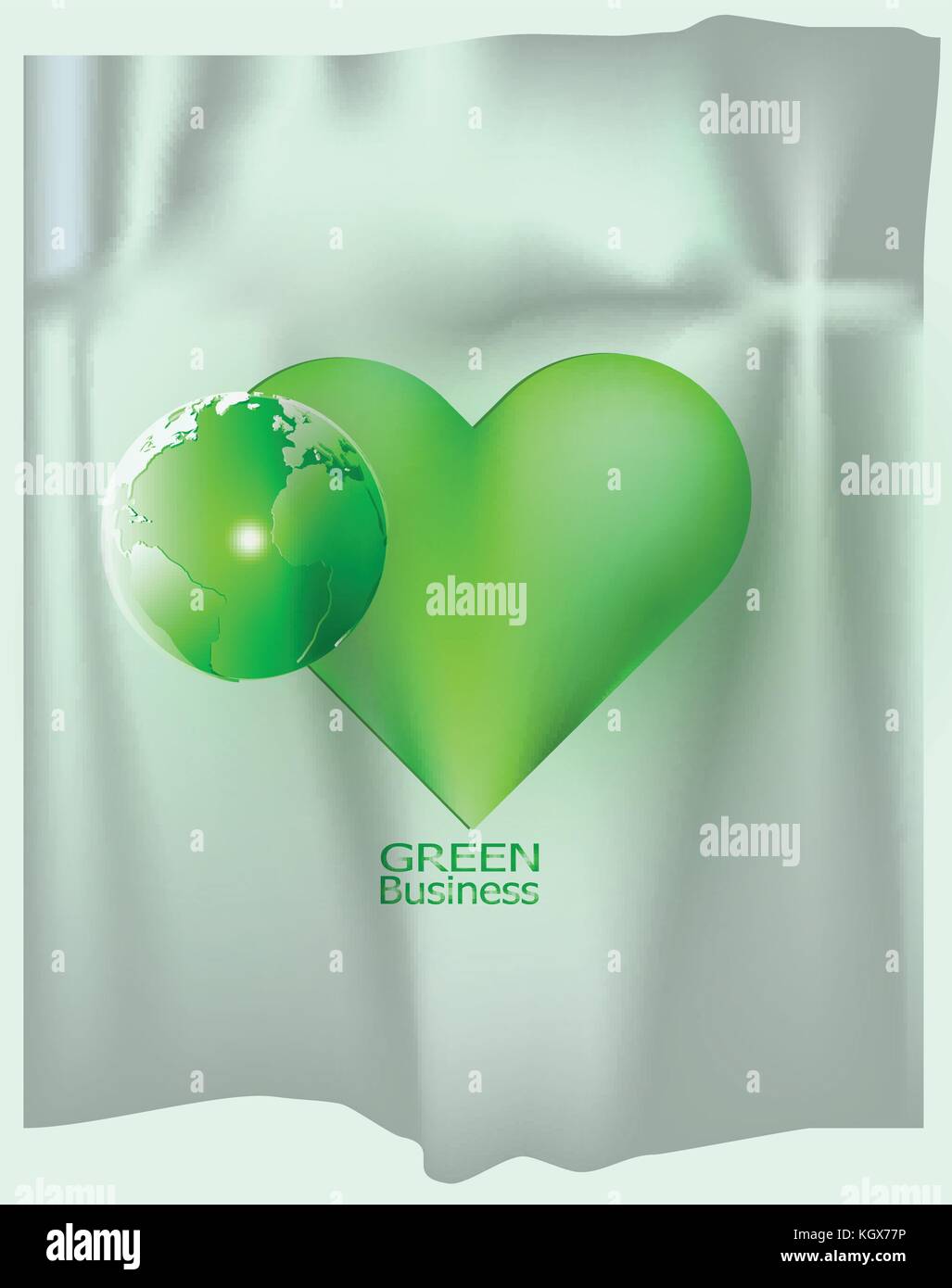 Green Business background vector. Il peut être appliqué pour les types de médias présentation comme toile de fond,,illustration,affiche ancienne, l'impression ou d'autres Illustration de Vecteur