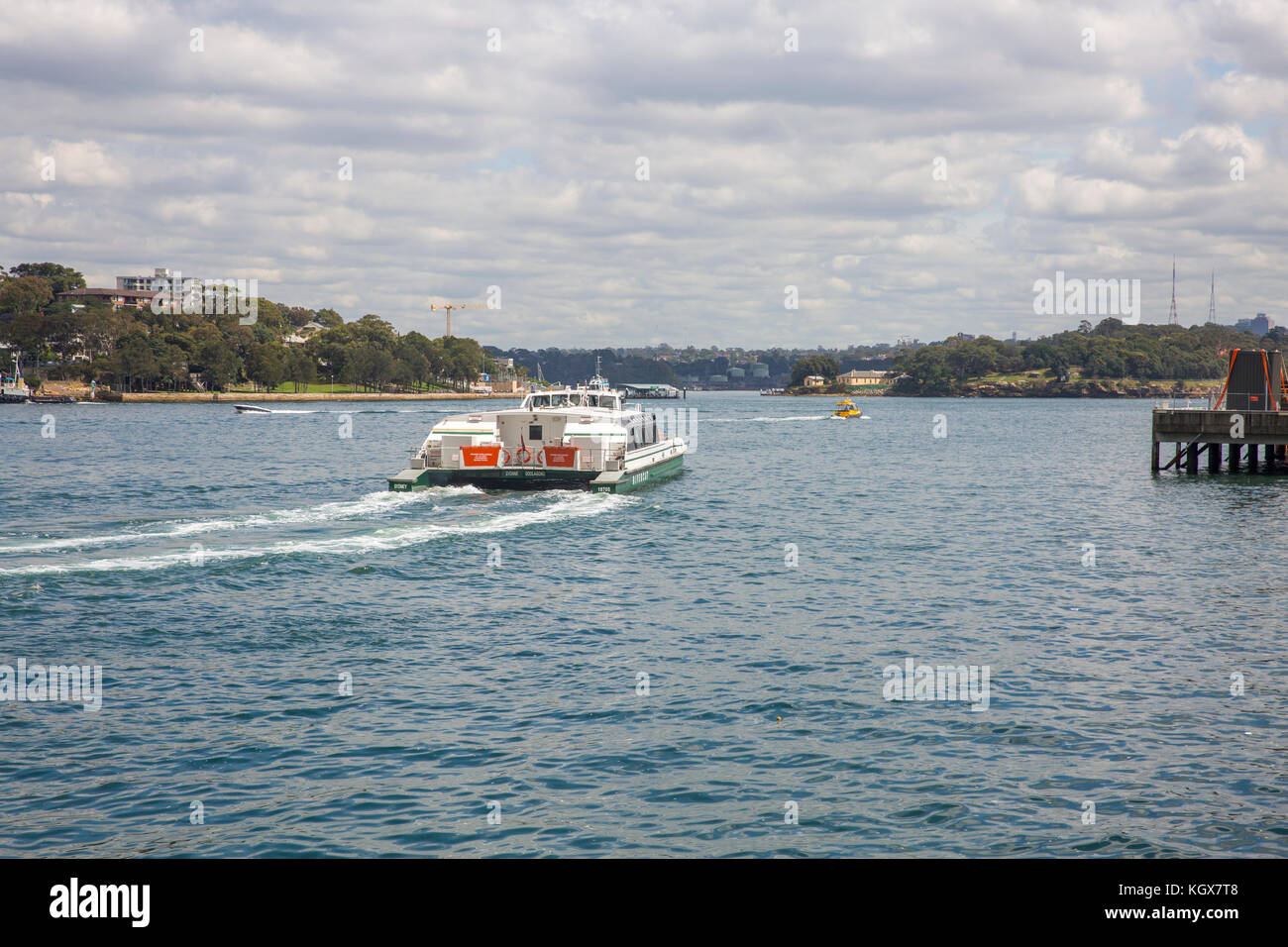 Chedde ne dispose pas de Sydney Parramatta River en ferry à Sydney, Australie Banque D'Images