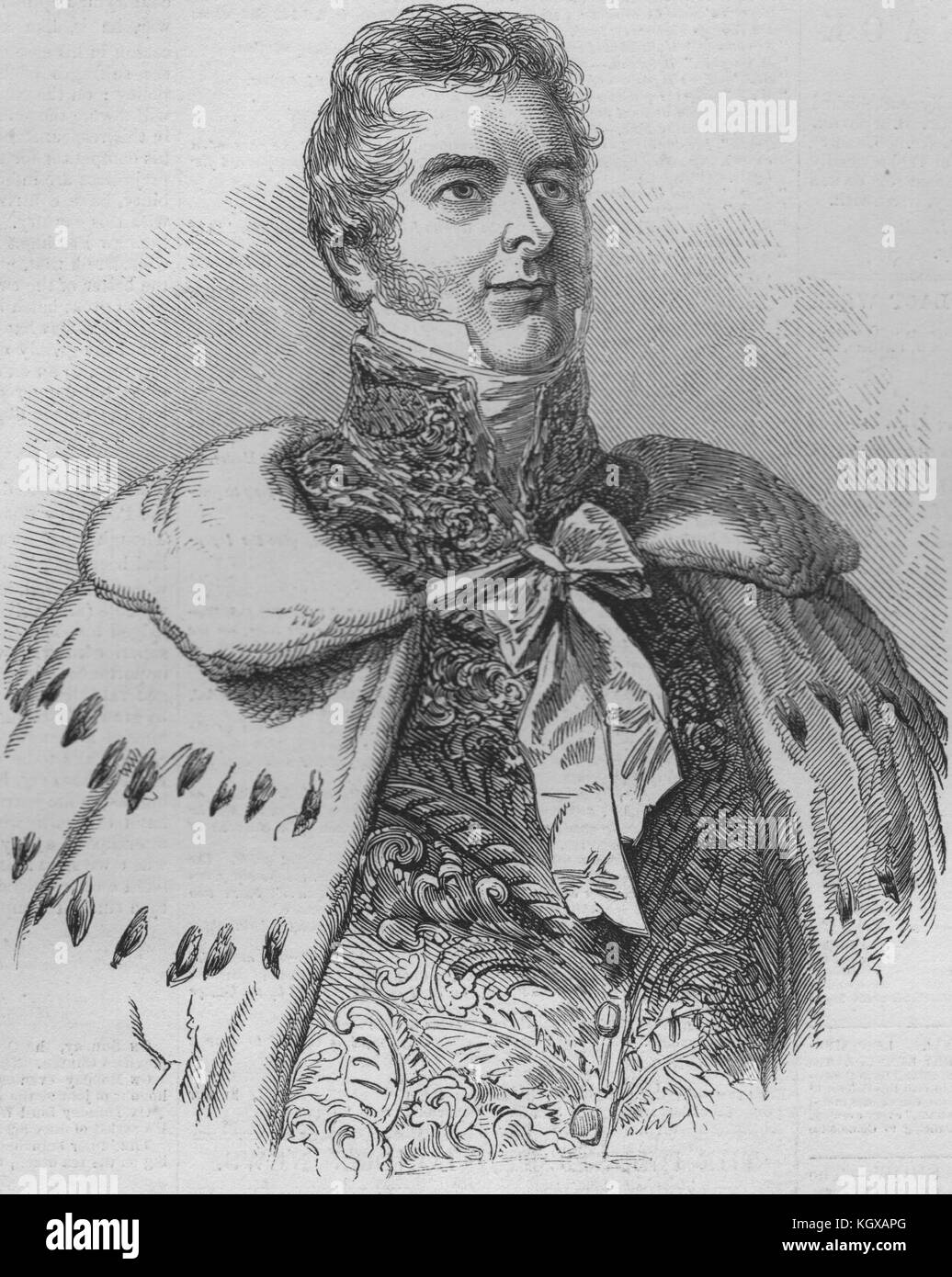 La fin Vicomte Melbourne. Victoria Australie 1848. L'Illustrated London News Banque D'Images